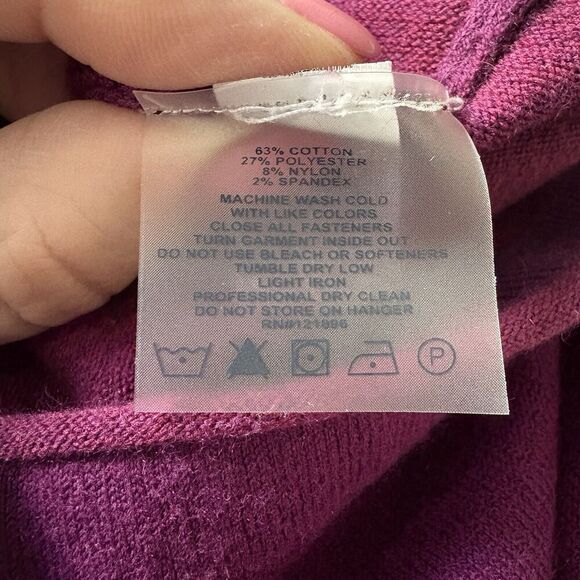 Title Nine V-Neck Knotted Sweater Womens Size XS (1810) - Picture 4 of 5